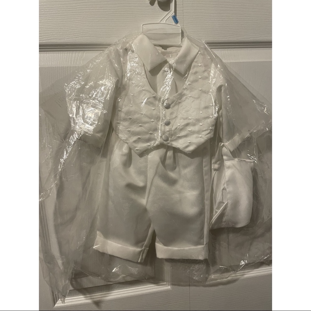 White Boyd Baptism Outfit